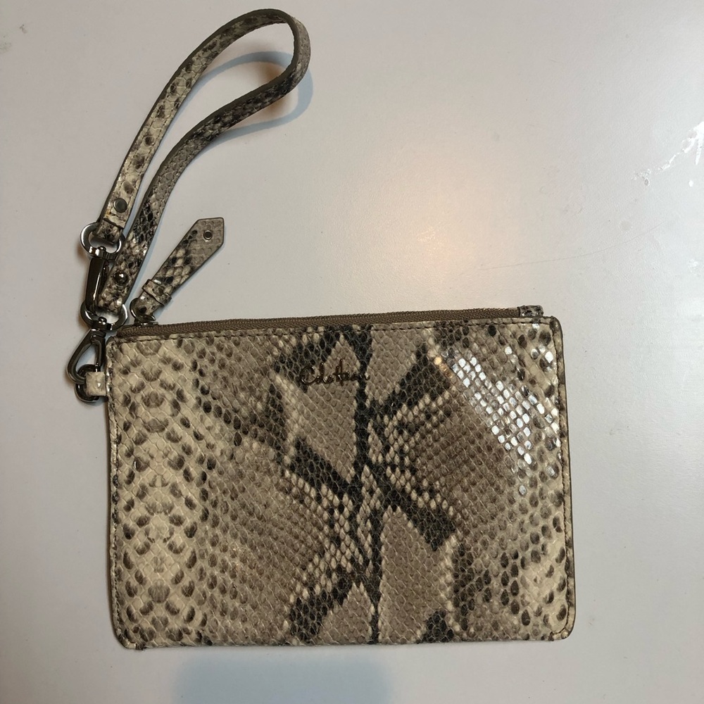 Cole Haan Snakeskin Purse - new